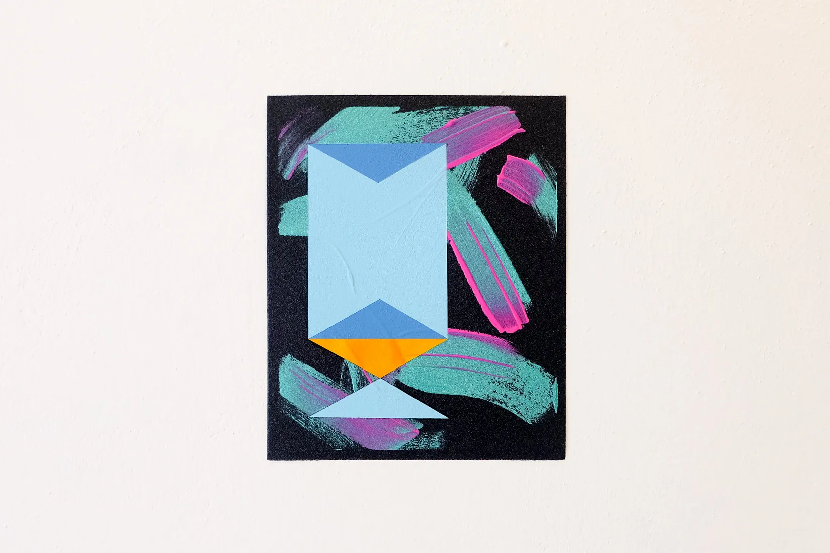 Box of Tricks, acrylic on sandpaper