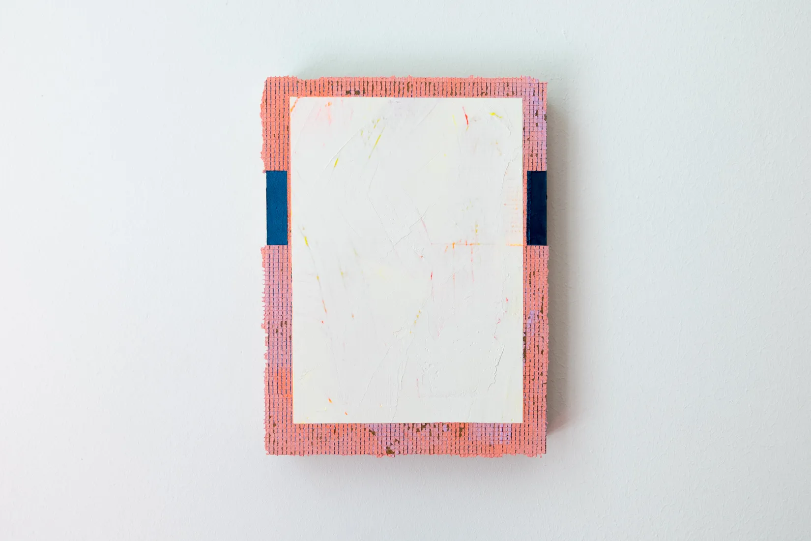 Chewbar, acrylic and collage on panel