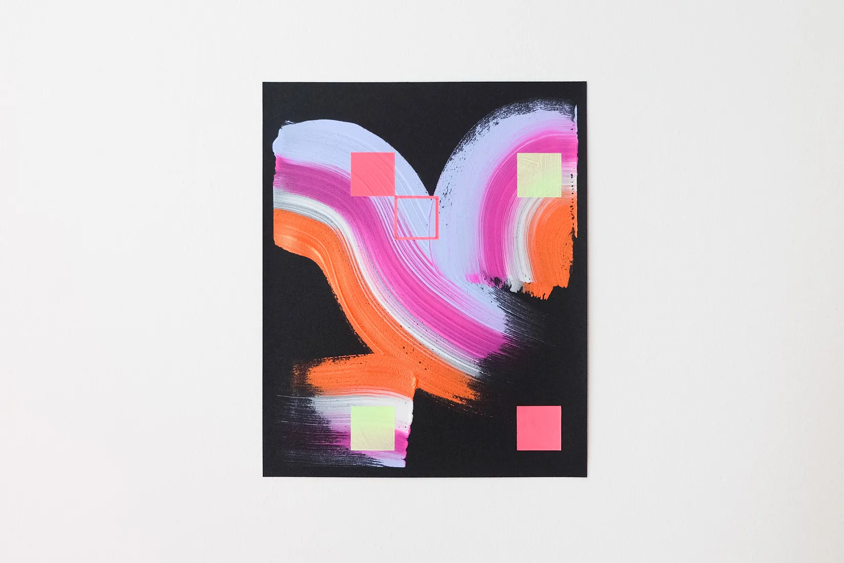 Disco, acrylic on sandpaper