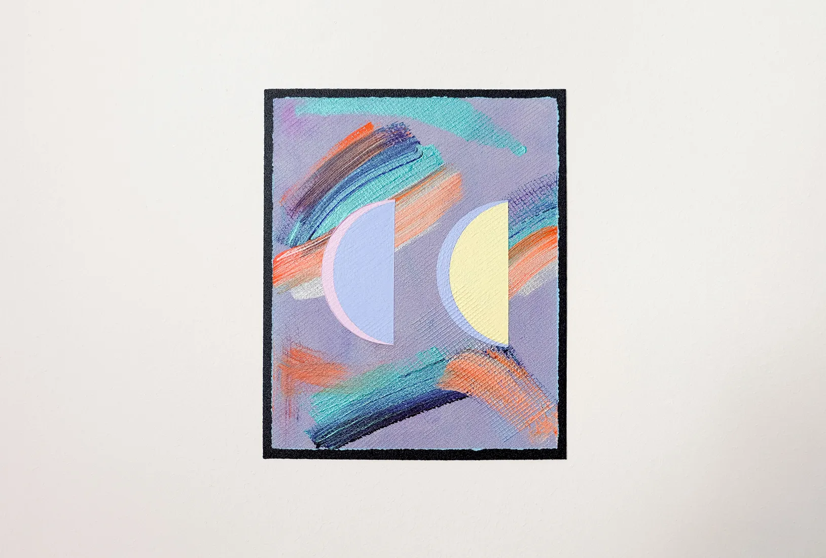 Duo, acrylic on sandpaper