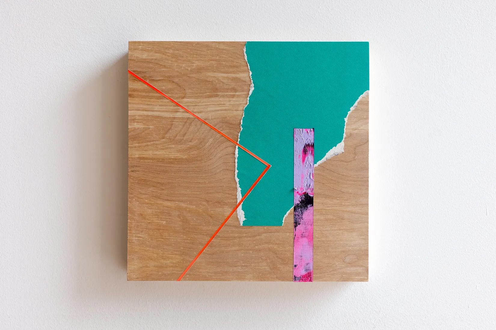 Forecast (Undulation), acrylic, emulsion and sandpaper on plywood