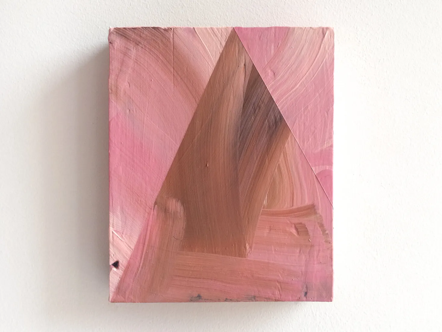 Untitled (B), acrylic and emulsion on found plywood